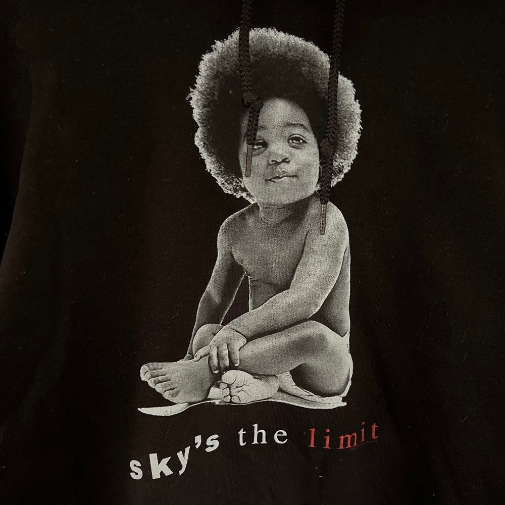 Notorious BIG,  Sky's the limit sweatshirt